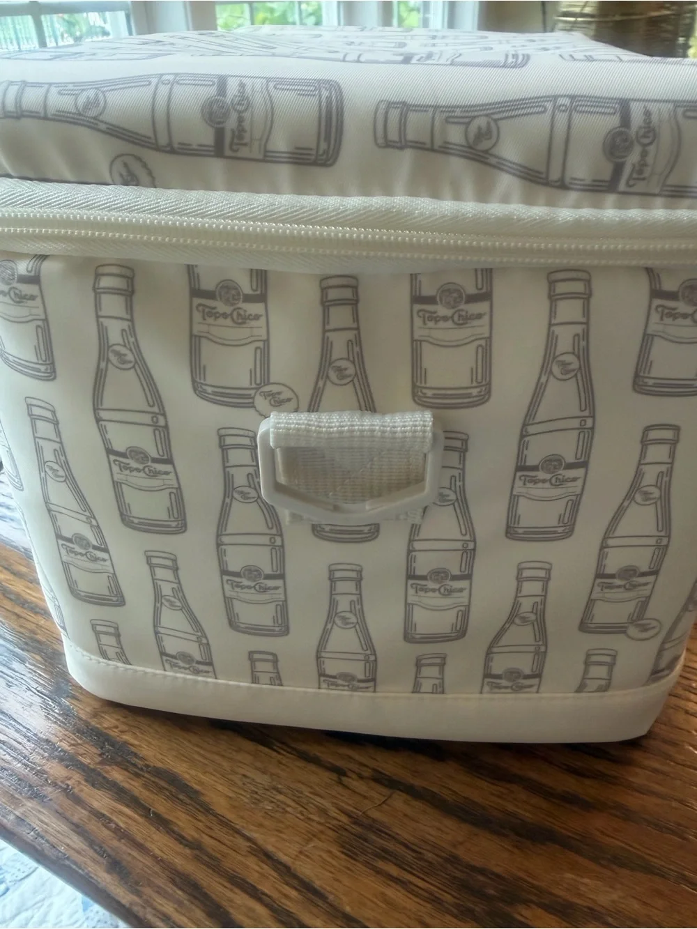 Topo Chico Cream Insulated Lunch Bag